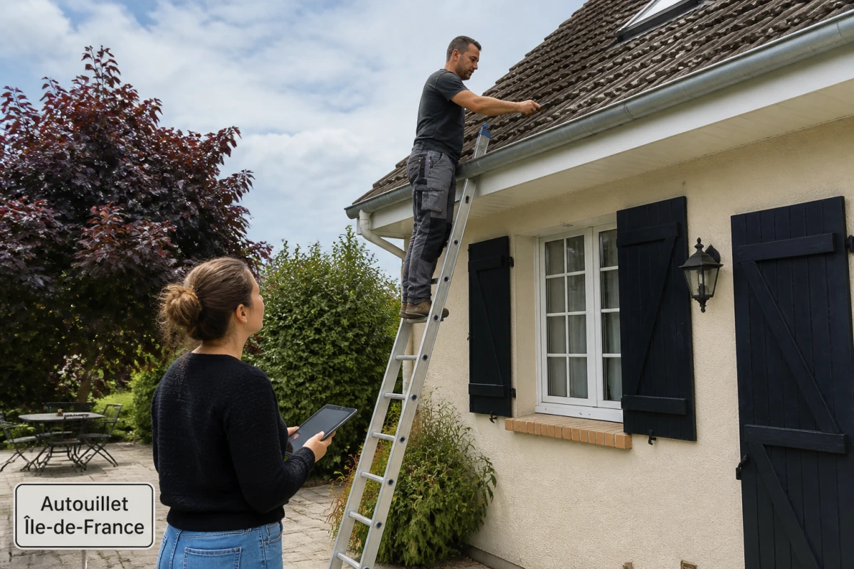 Débouchage nettoyage gouttières maison Élancourt