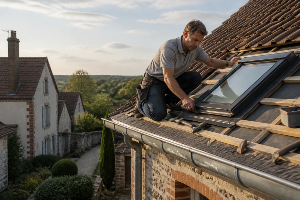 Pose velux Maule
