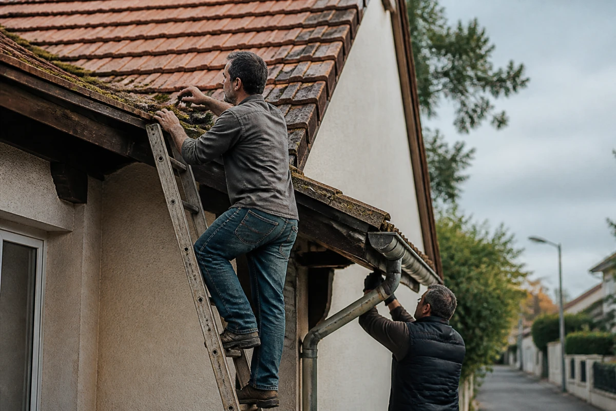 Traitement anti-mousse toiture Montfort-l'Amaury